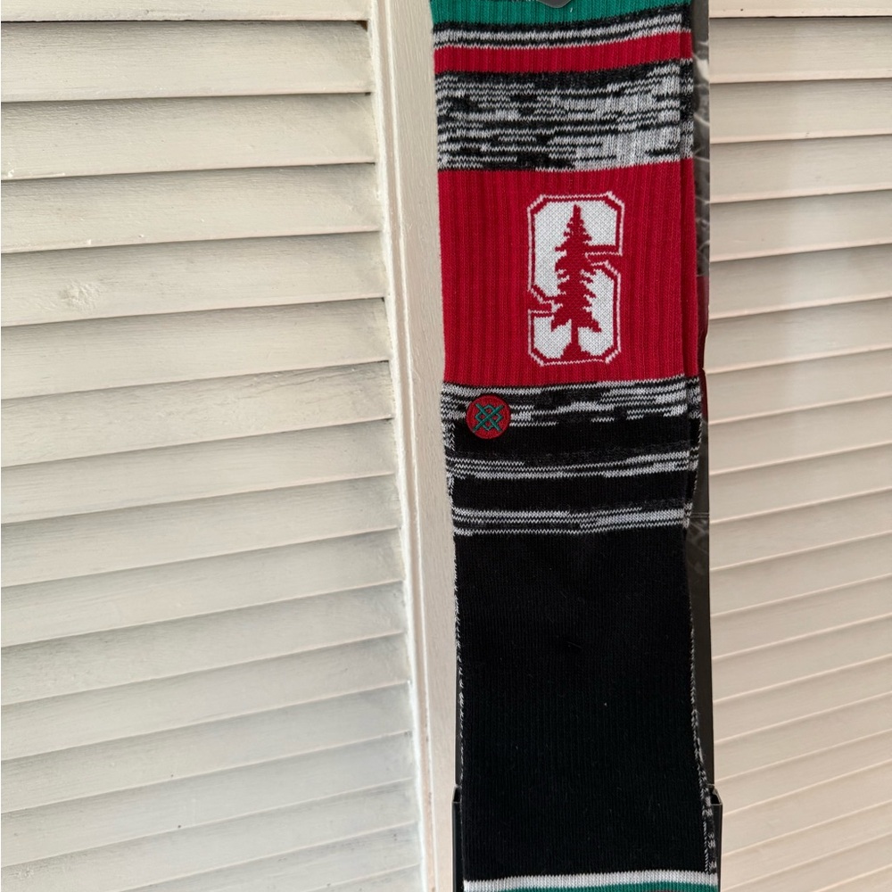 Stance Stanford varsity university Red and Black Men's Socks